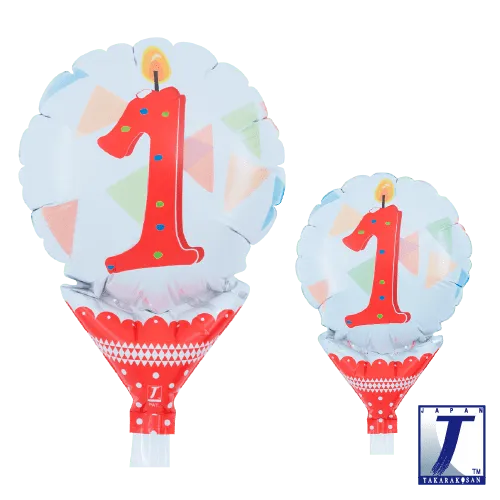 takara-upright-round-5-zoll-ballon-party-pennant-no-1 image 1