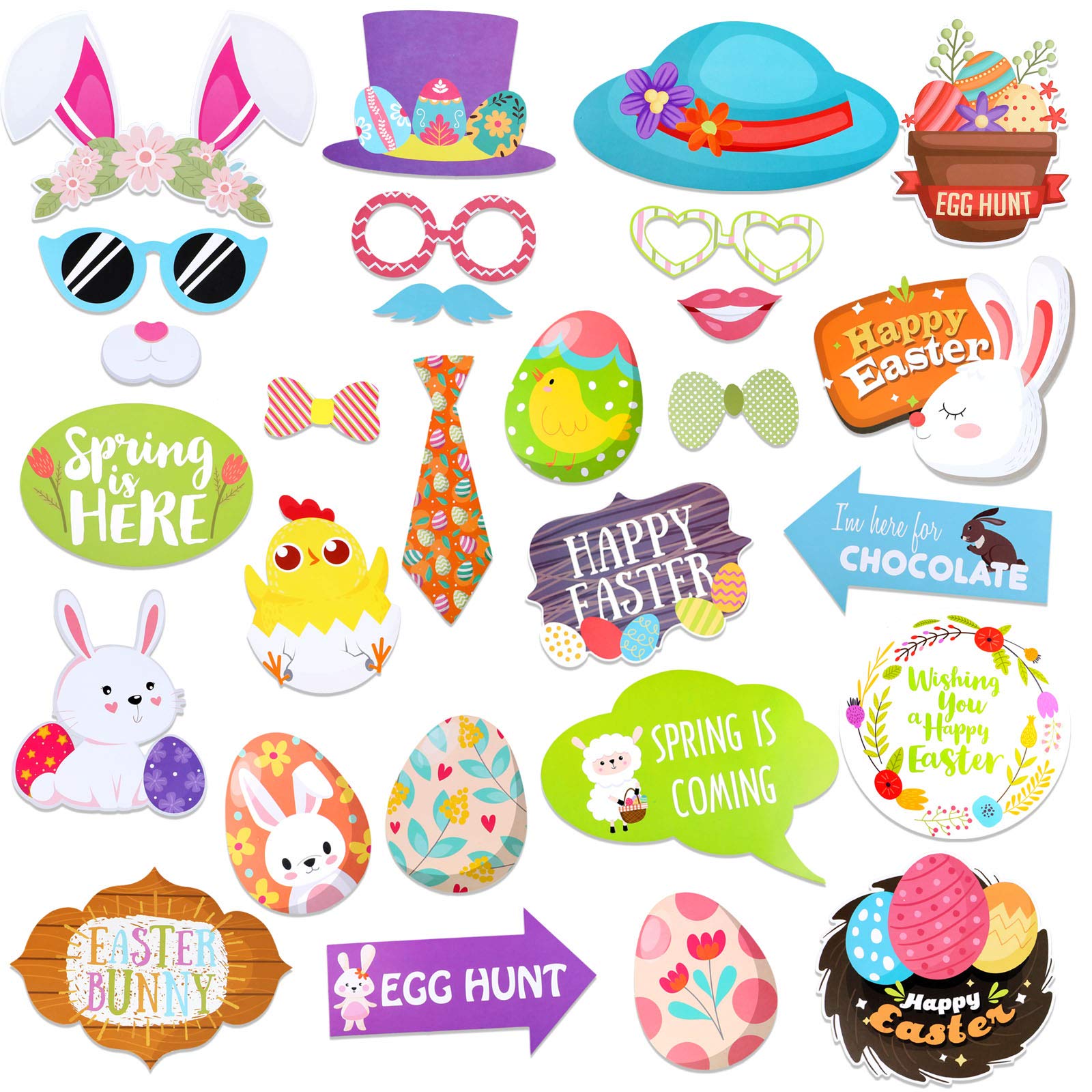 howaf-ostern-photo-booth-props-28-st-ck-foto-requisiten image 2