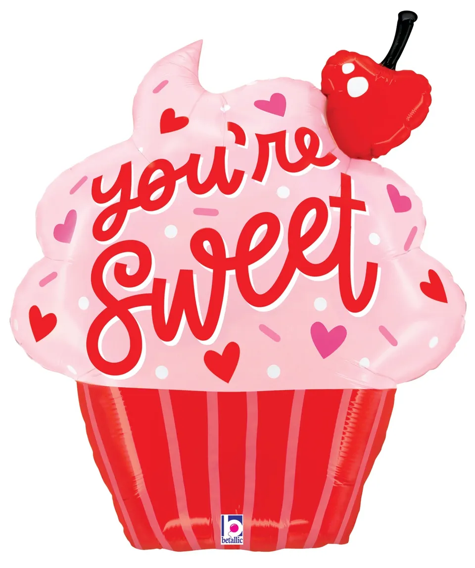 betallic-you-re-sweet-cupcake-folienballon-30-valentin image 1