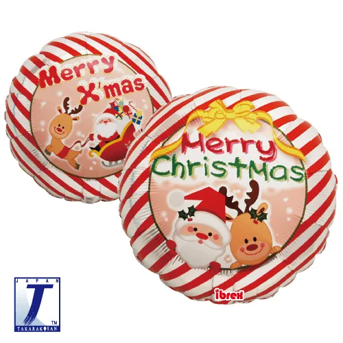 takara-ibrex-round-14-santa-reindeer-weihnachtsballon image 1