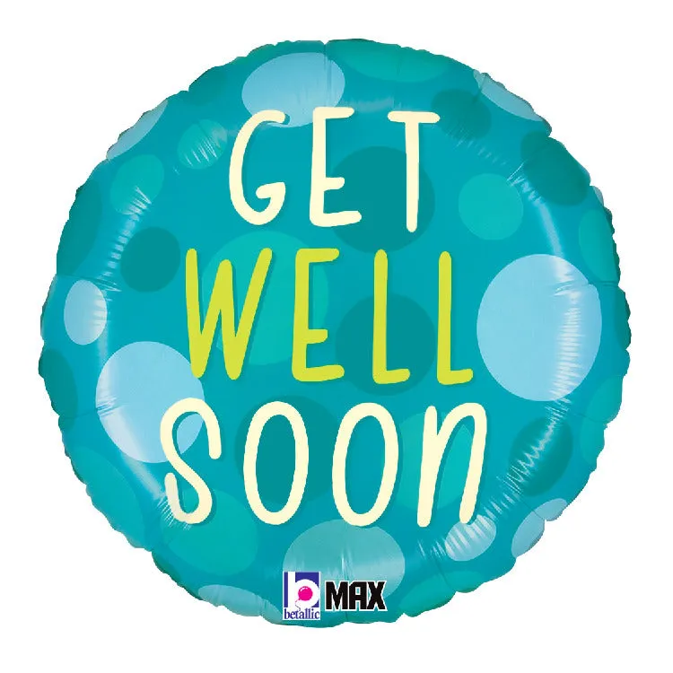 betallic-get-well-soon-folienballon-garden-dots-18 image 1