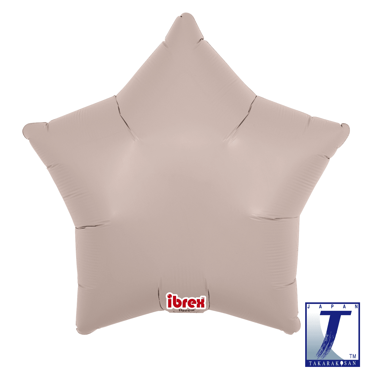 takara-ibrex-star-15-zoll-folienballon-warm-gray-stern image 1