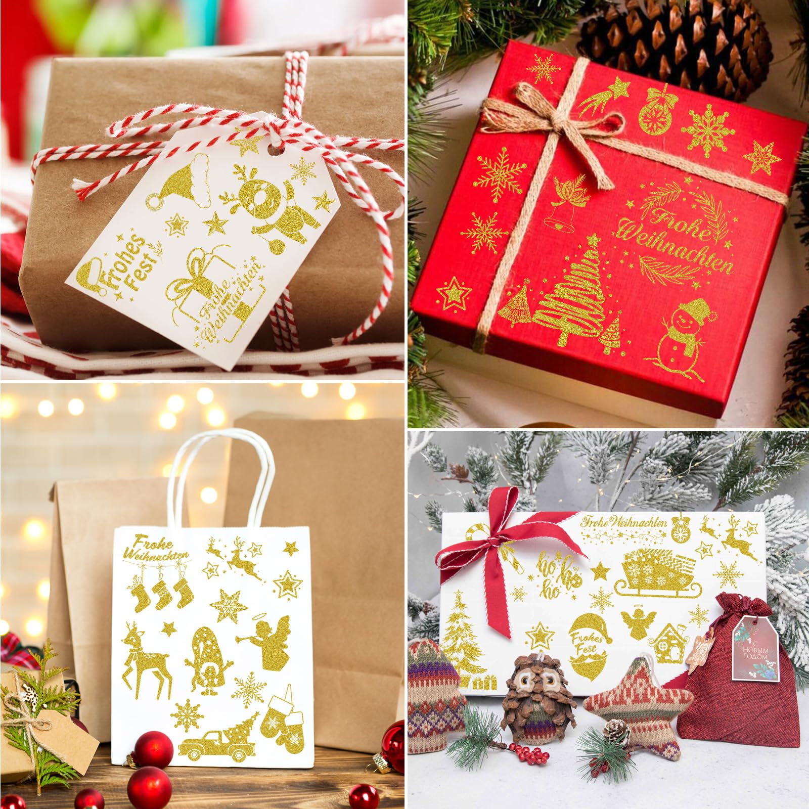 howaf-weihnachtssticker-glitzer-gold-150-st-ck-6-b-gen image 6