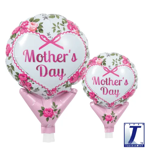 takara-upright-round-5-zoll-la-vie-en-rose-luftballon image 1