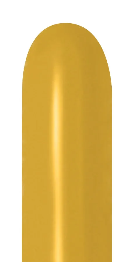 betallic-deluxe-mustard-entertainer-latexballon-260-50-stk image 1