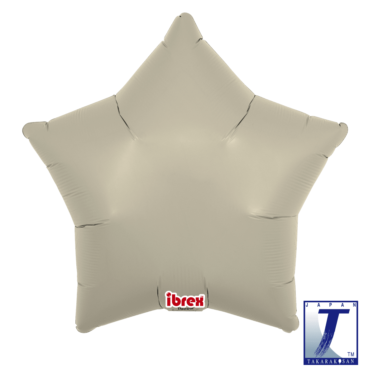 takara-ibrex-star-15-zoll-ballon-sand-gray-stern image 1