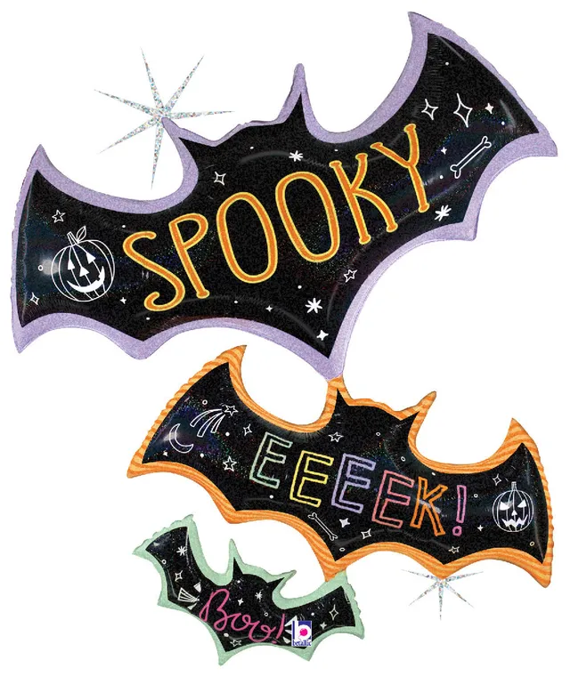betallic-spooky-pastel-bat-trio-folienballon-42-zoll image 1