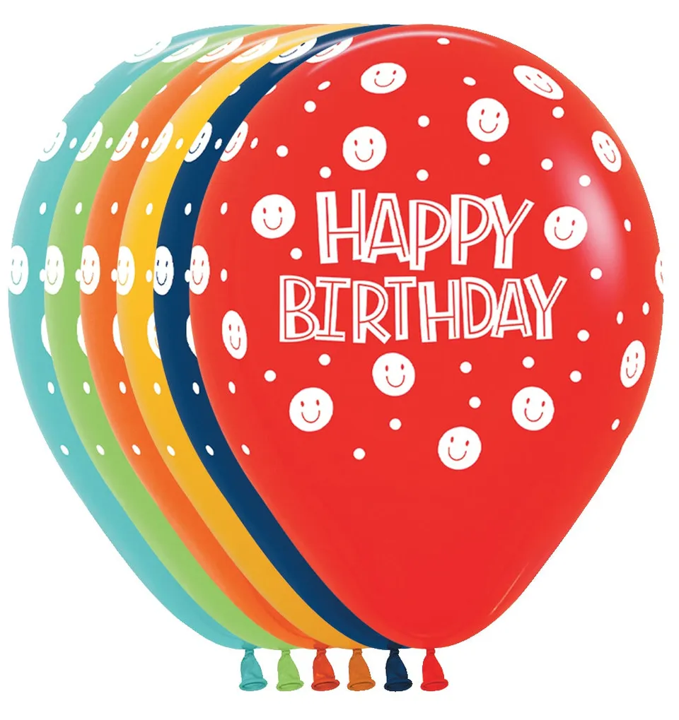 betallic-smiley-face-birthday-latexballon-11-zoll-50-st-ck image 1