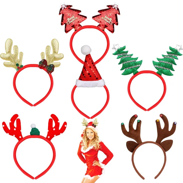 howaf-haarreif-weihnachten-motiv-mix-6-st-ck image 1
