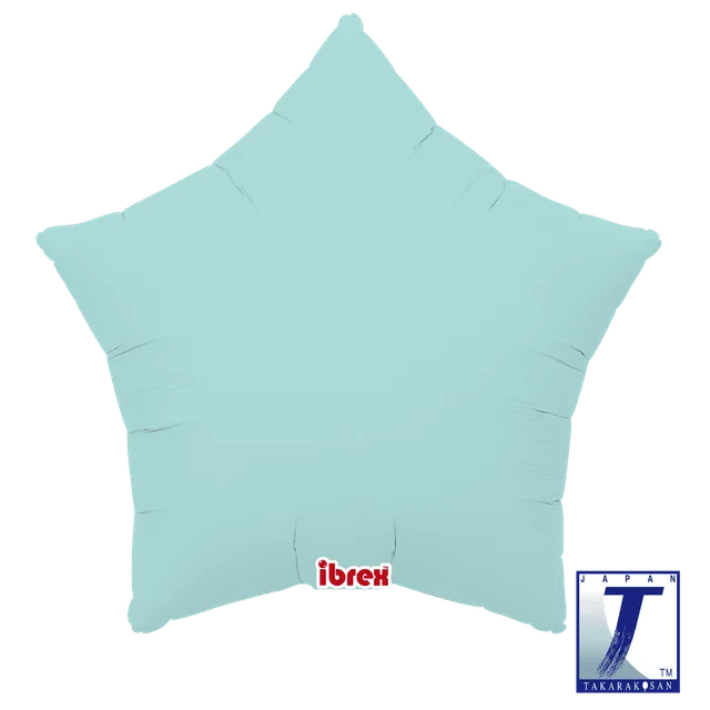 takara-ibrex-star-15-folienballon-pastel-blue-stern-38-cm image 1