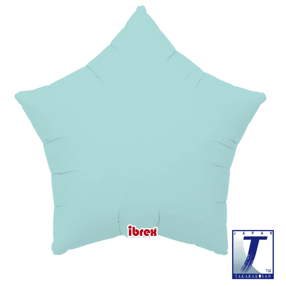 takara-ibrex-star-15-folienballon-pastel-blue-stern-38-cm image 1