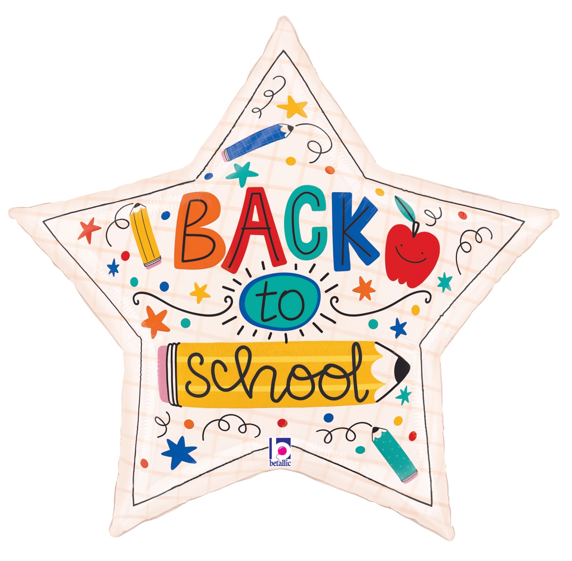 betallic-foil-balloons-back-to-school-star-folienballon-28 image 1