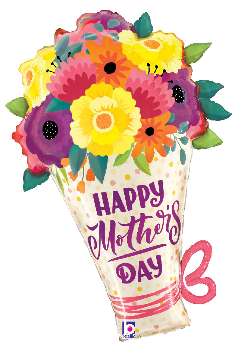 betallic-satin-mother-s-day-bouquet-folienballon-14-zoll-muttertag image 2