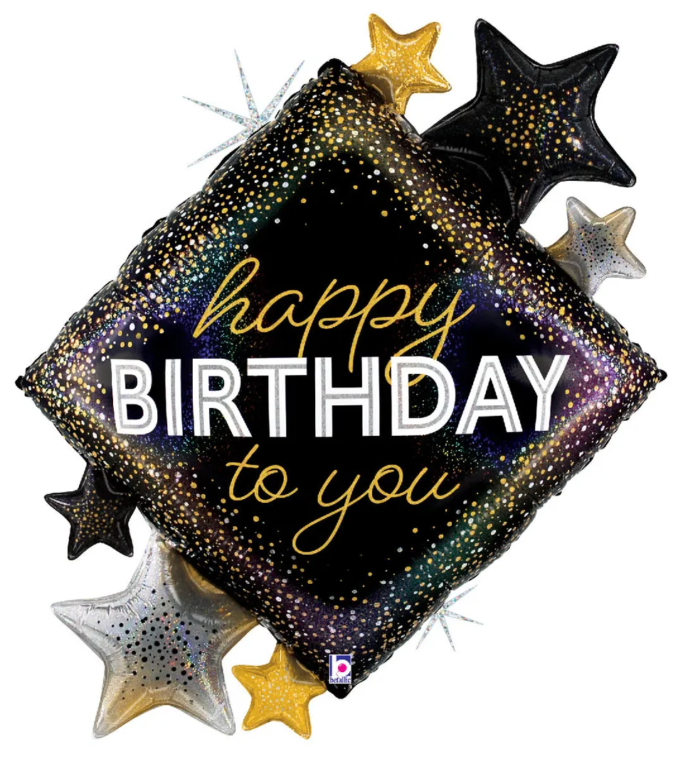 betallic-metallic-birthday-diamond-stars-folienballon-38 image 1