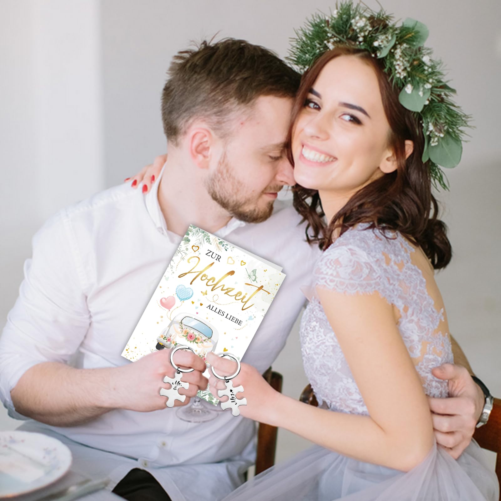 howaf-hochzeitskarte-mit-mr-mrs-schl-sselanh-nger-1-st-ck image 6