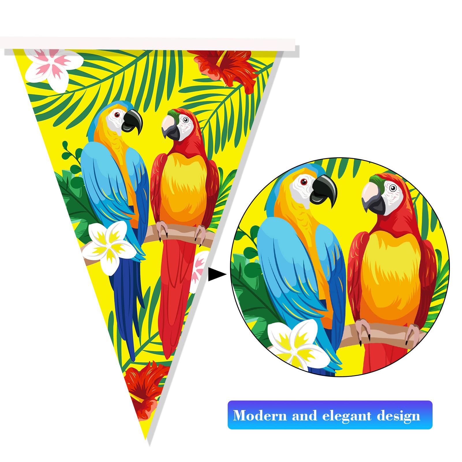 howaf-hawaii-tukan-papagei-girlande-banner-16-wimpel-aloha-deko image 3