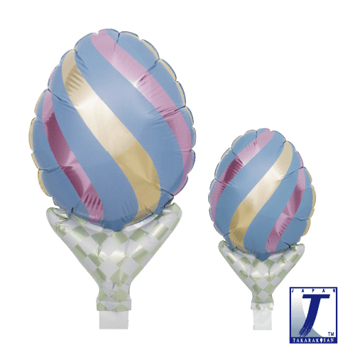 takara-upright-balloons-egg-5-zoll-marble-blue-ballon image 1