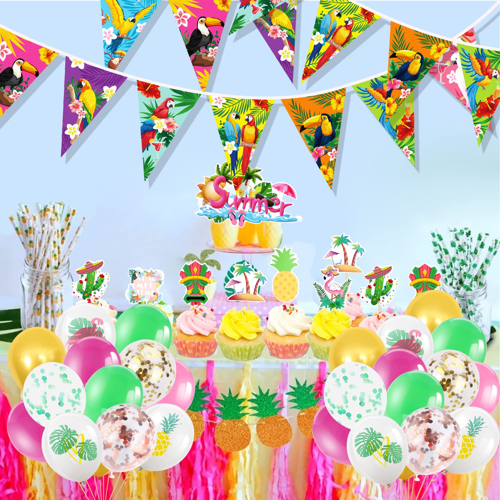 howaf-hawaii-tukan-papagei-girlande-banner-16-wimpel-aloha-deko image 7