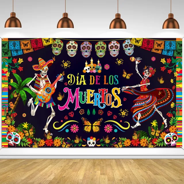 howaf-dia-de-los-muertos-banner-185x110cm-zuckersch-del image 1