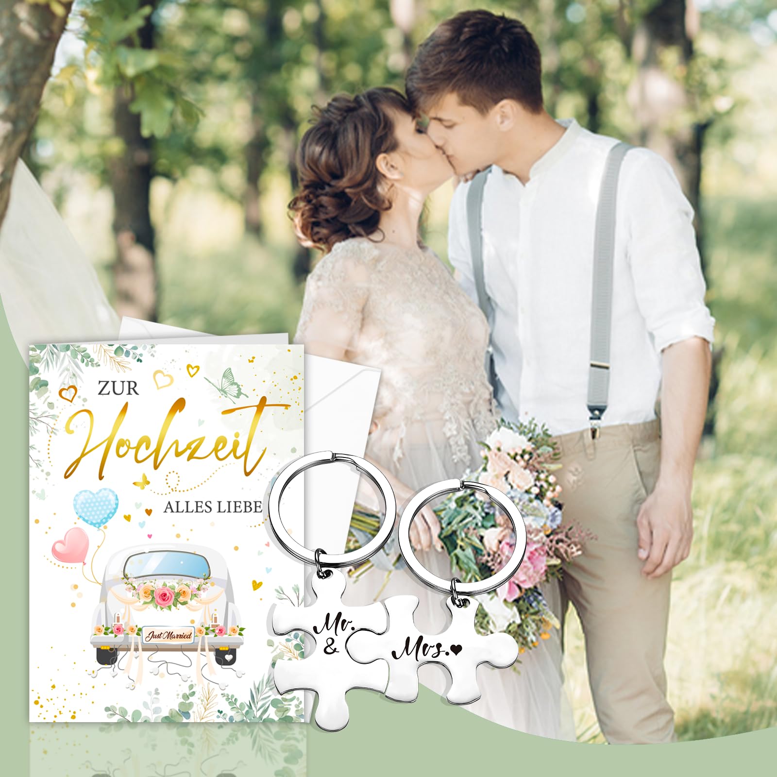 howaf-hochzeitskarte-mit-mr-mrs-schl-sselanh-nger-1-st-ck image 5