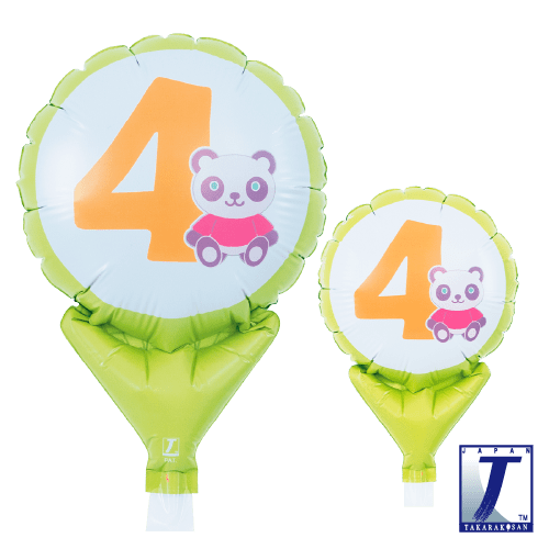 takara-upright-round-5-zoll-luftballon-animal-friends-no-4 image 1