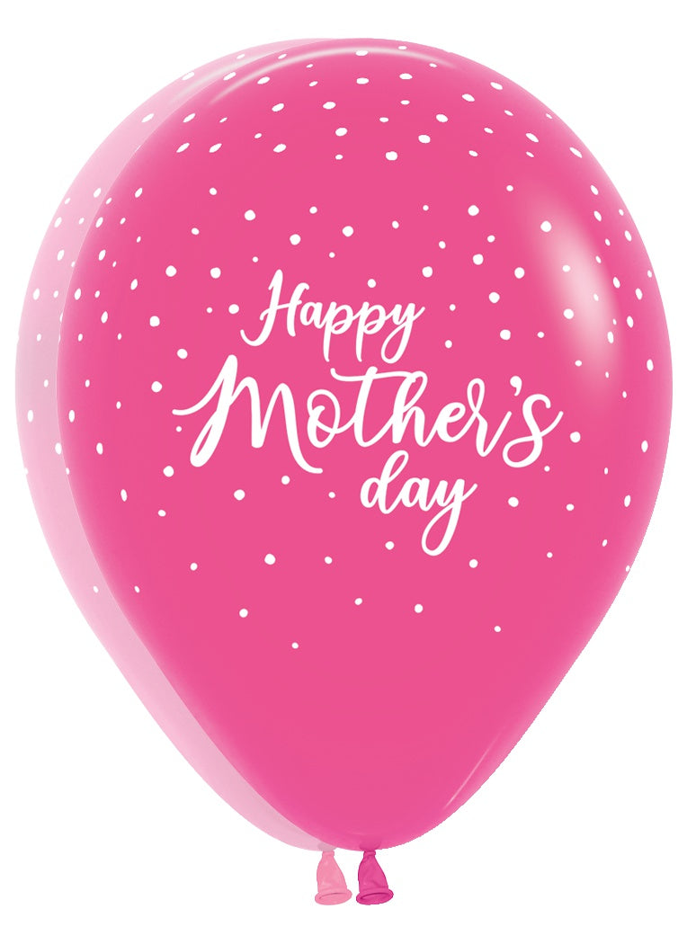 betallic-latex-mother-s-day-dots-luftballons-11-zoll-50-st-ck-pink image 1