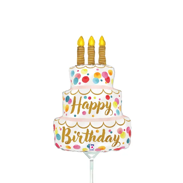 betallic-satin-birthday-pink-cake-folienballon-14-rosa image 1