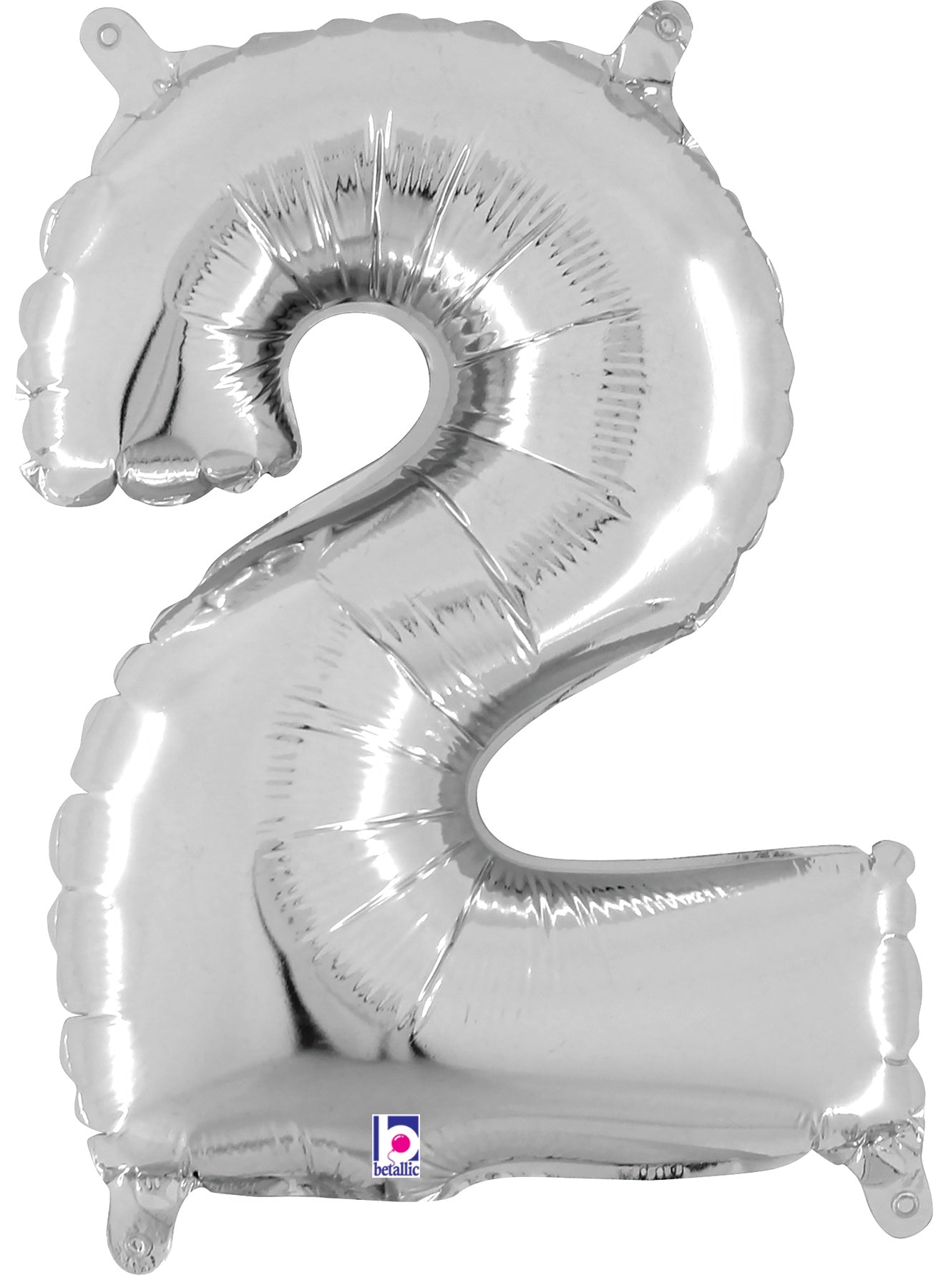 betallic-foil-balloons-zahl-2-folienballon-silber-14-zoll image 2