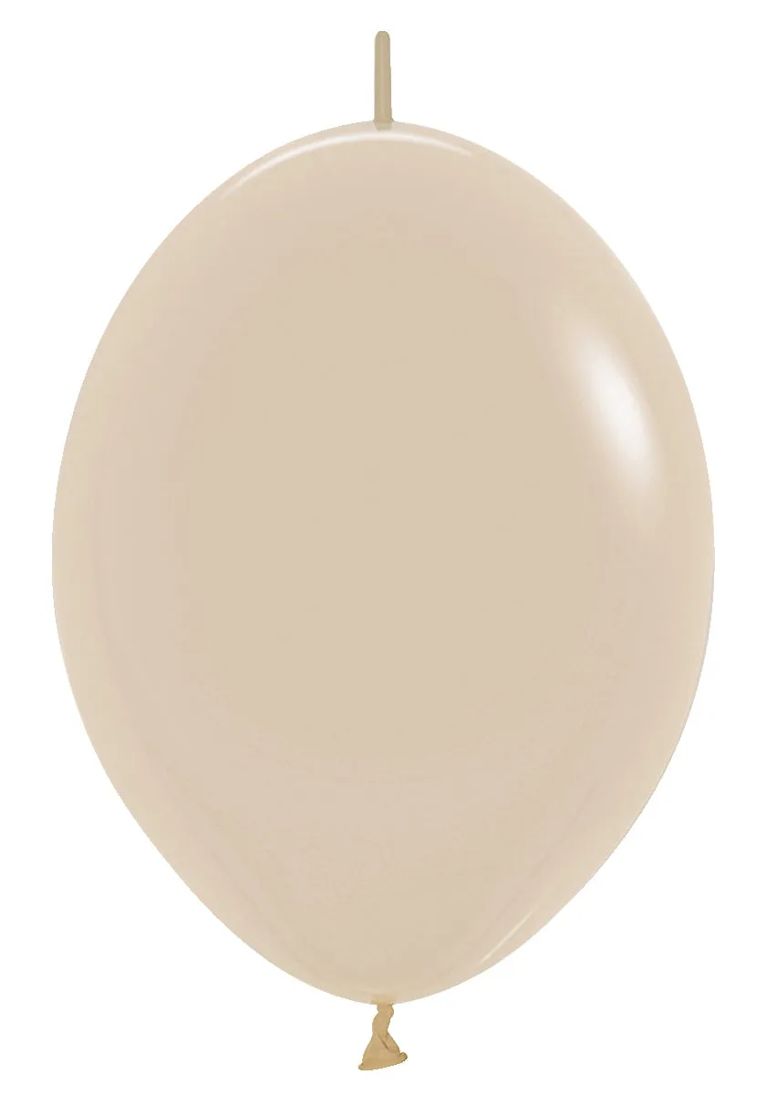 betallic-link-o-loon-deluxe-white-sand-luftballon-12-50er-beige image 1