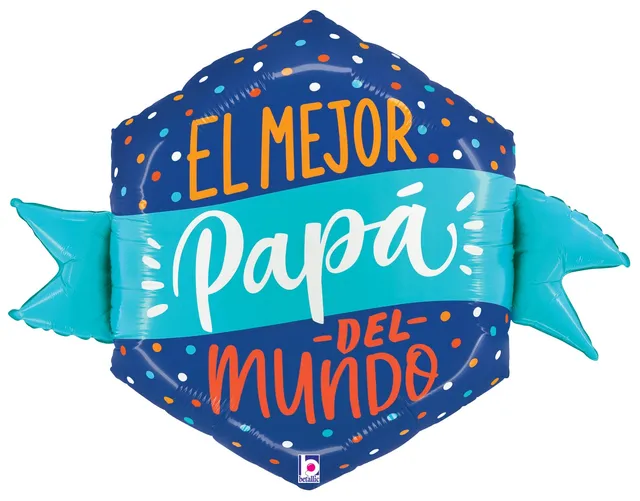 betallic-el-mejor-papa-de-mundo-folienballon-34-zoll image 1
