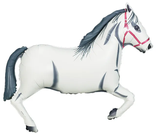 betallic-white-horse-folienballon-pferd-34-flach image 1