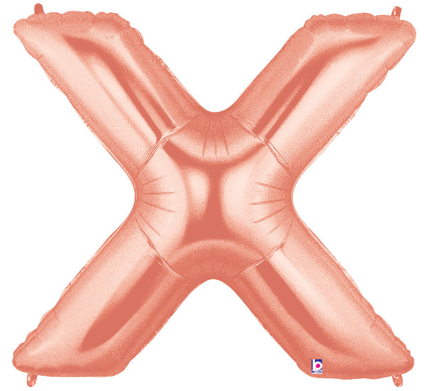 betallic-letter-x-rose-gold-folienballon-34-ros-gold image 1