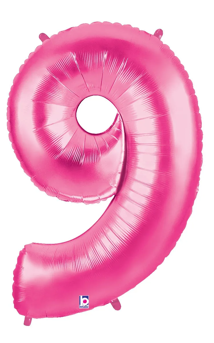 betallic-folienballon-zahl-9-pink-86-cm-geburtstag image 1