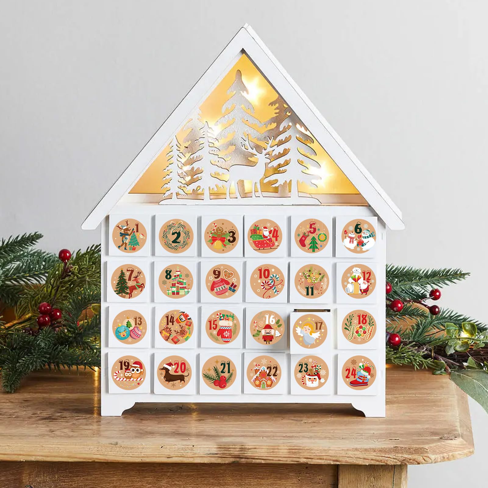 howaf-adventskalender-aufkleber-zahlen-1-24-sticker-kraft-192-stk image 5
