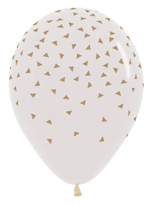 betallic-triangles-gold-latexballon-11-50er-pack-bedruckt image 1