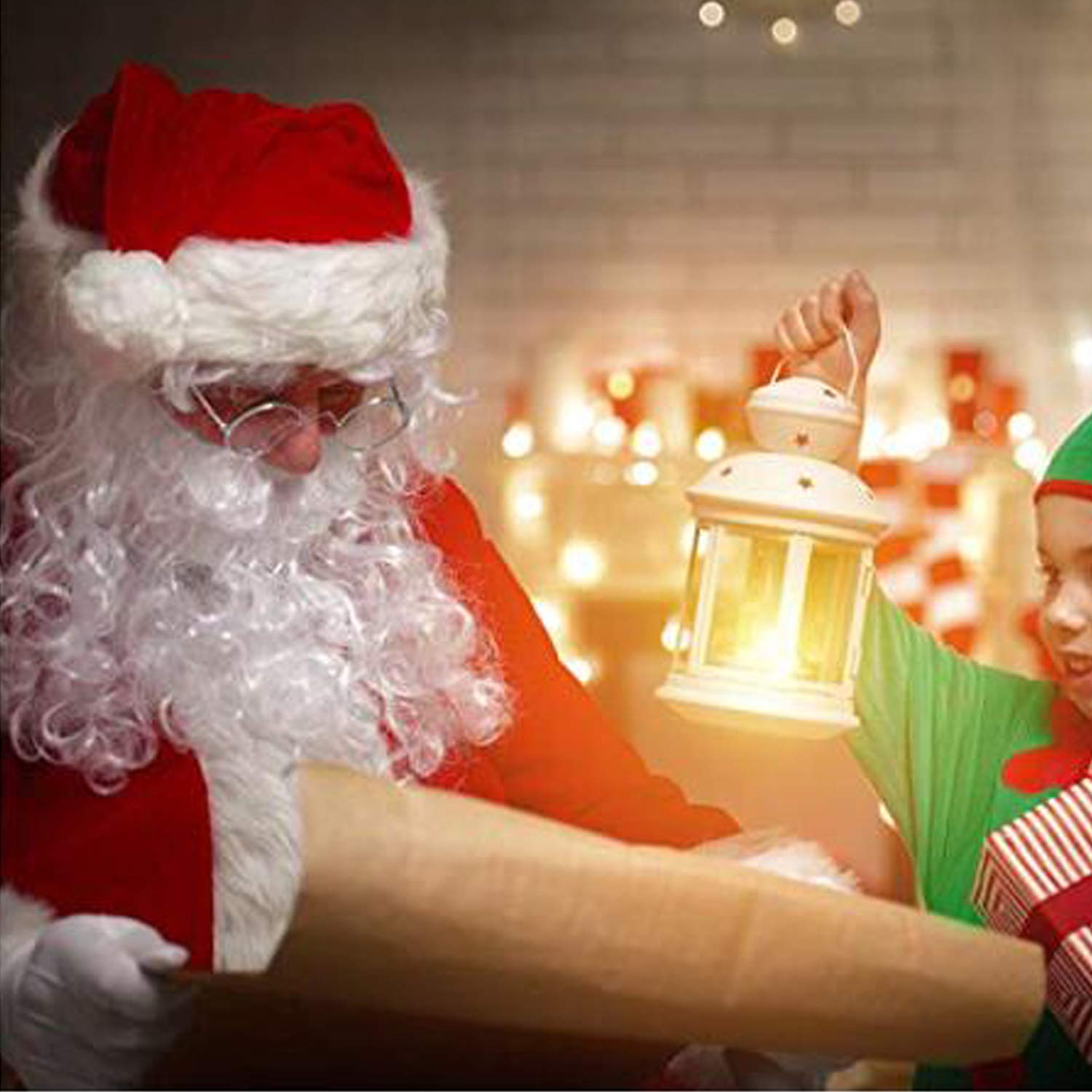 howaf-weihnachtsmann-per-cke-und-bart-set-mit-brille-wei image 6