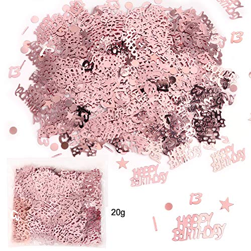 howaf-13-geburtstag-deko-rosegold-h-ngedeko-set image 8