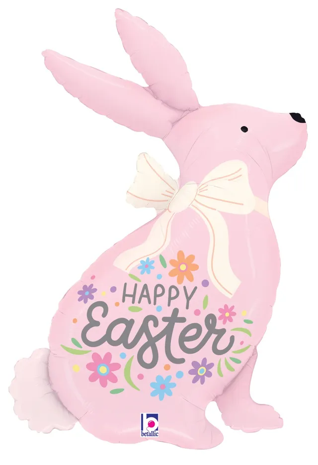 betallic-foil-balloons-easter-pastel-pink-bunny-folienballon-32-zoll image 1