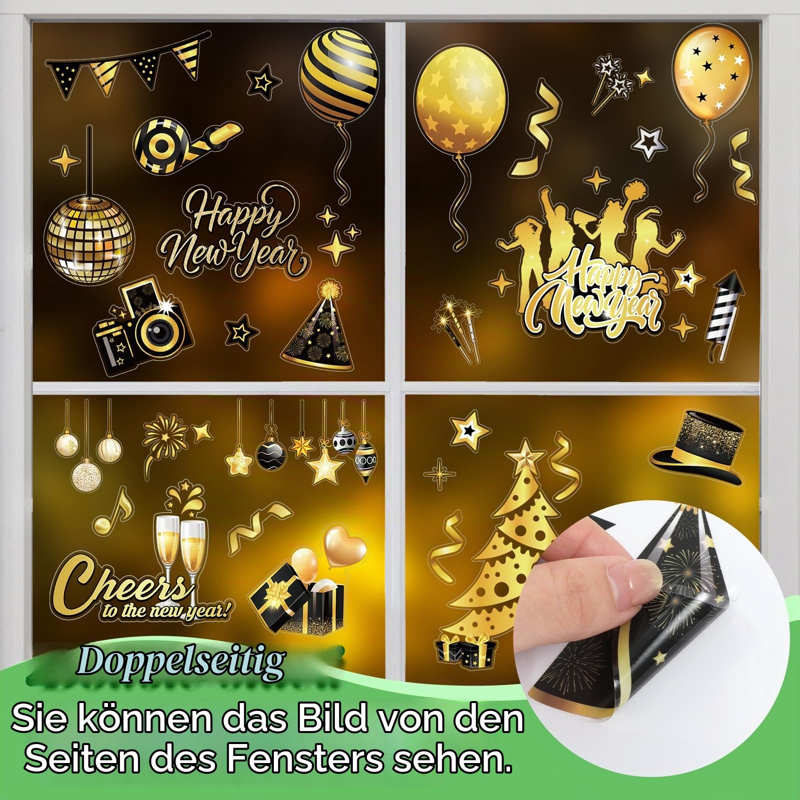 howaf-silvester-fensterbilder-happy-new-year-9-blatt-2027 image 3