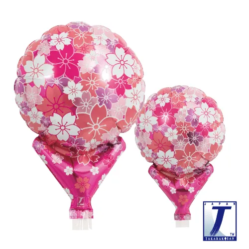takara-upright-round-5-zoll-luftballon-cherry-blossoms image 1