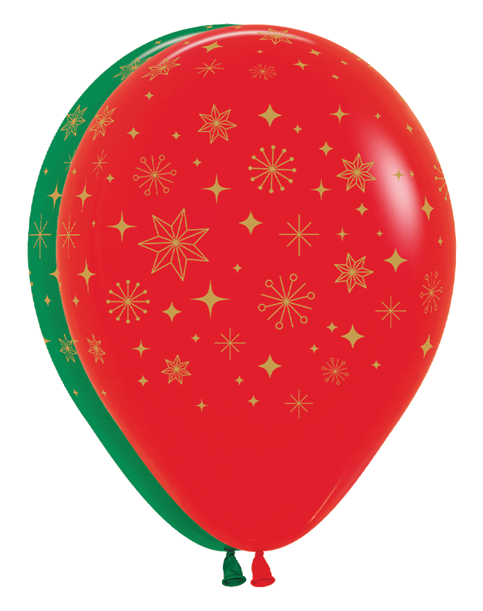 betallic-latexballon-golden-snowflakes-11-zoll-50-st-ck image 1