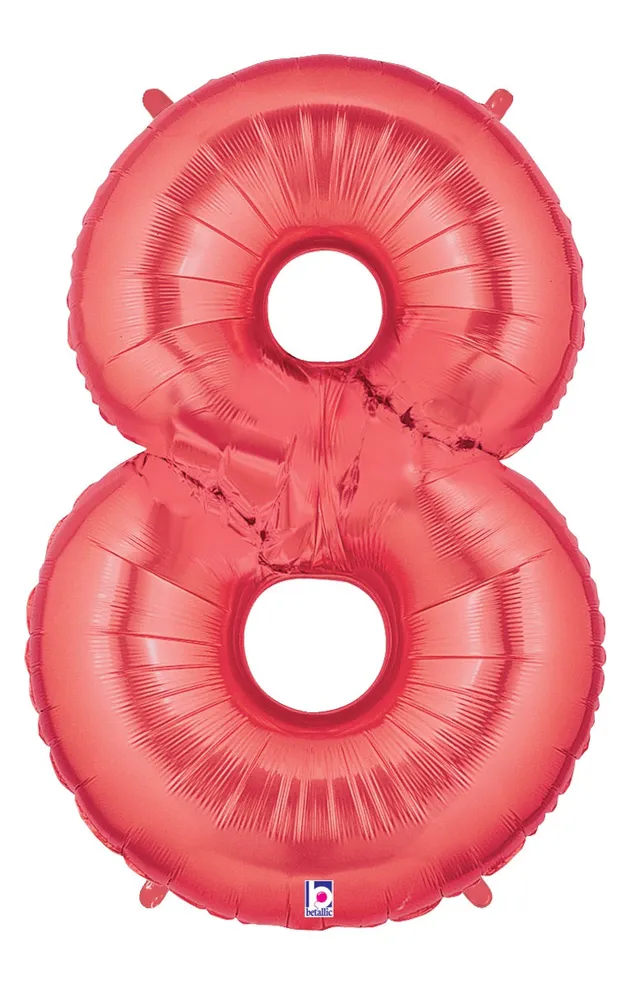 betallic-megaloons-zahl-8-folienballon-rot-86-cm image 1