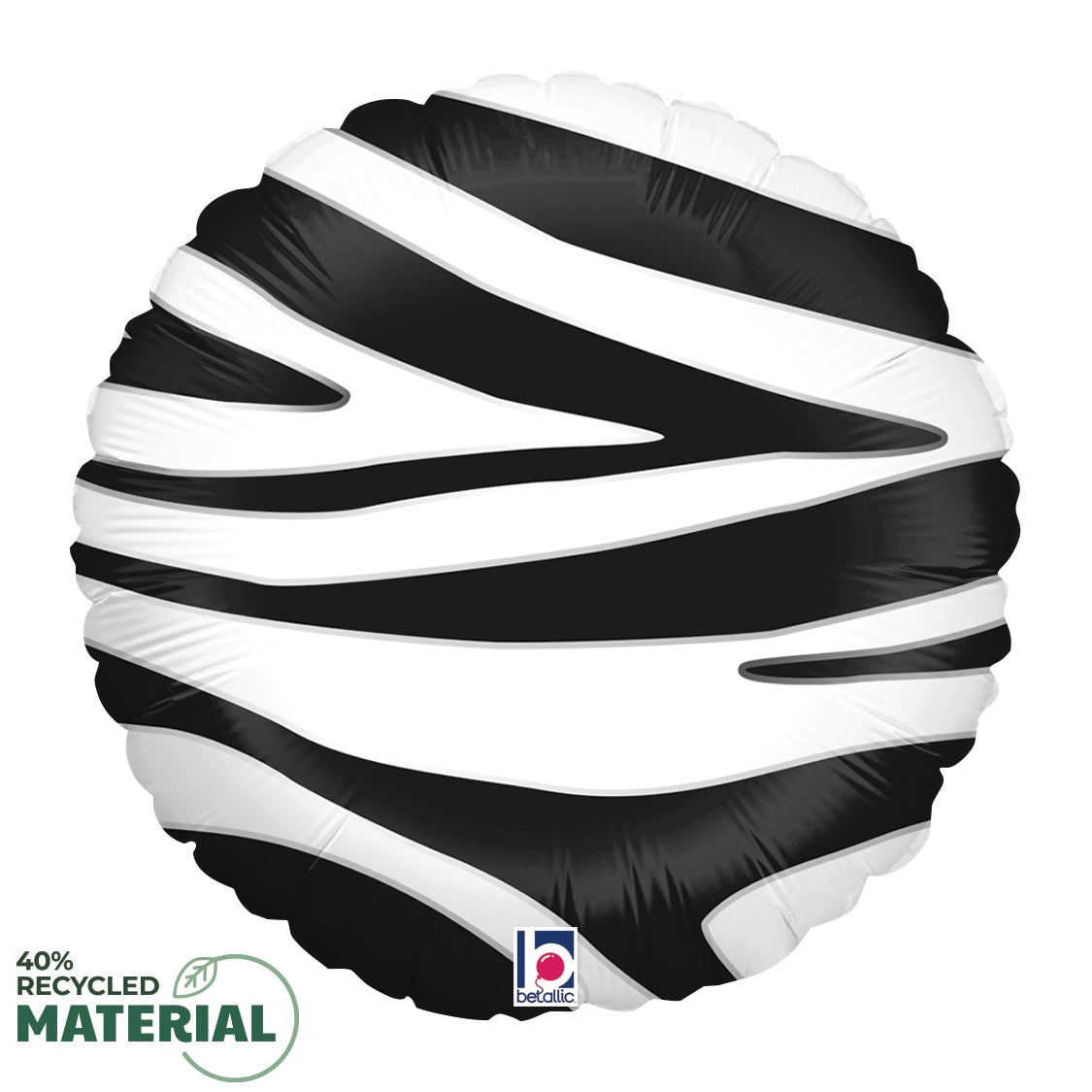 betallic-zebra-stripes-folienballon-18-zoll image 1