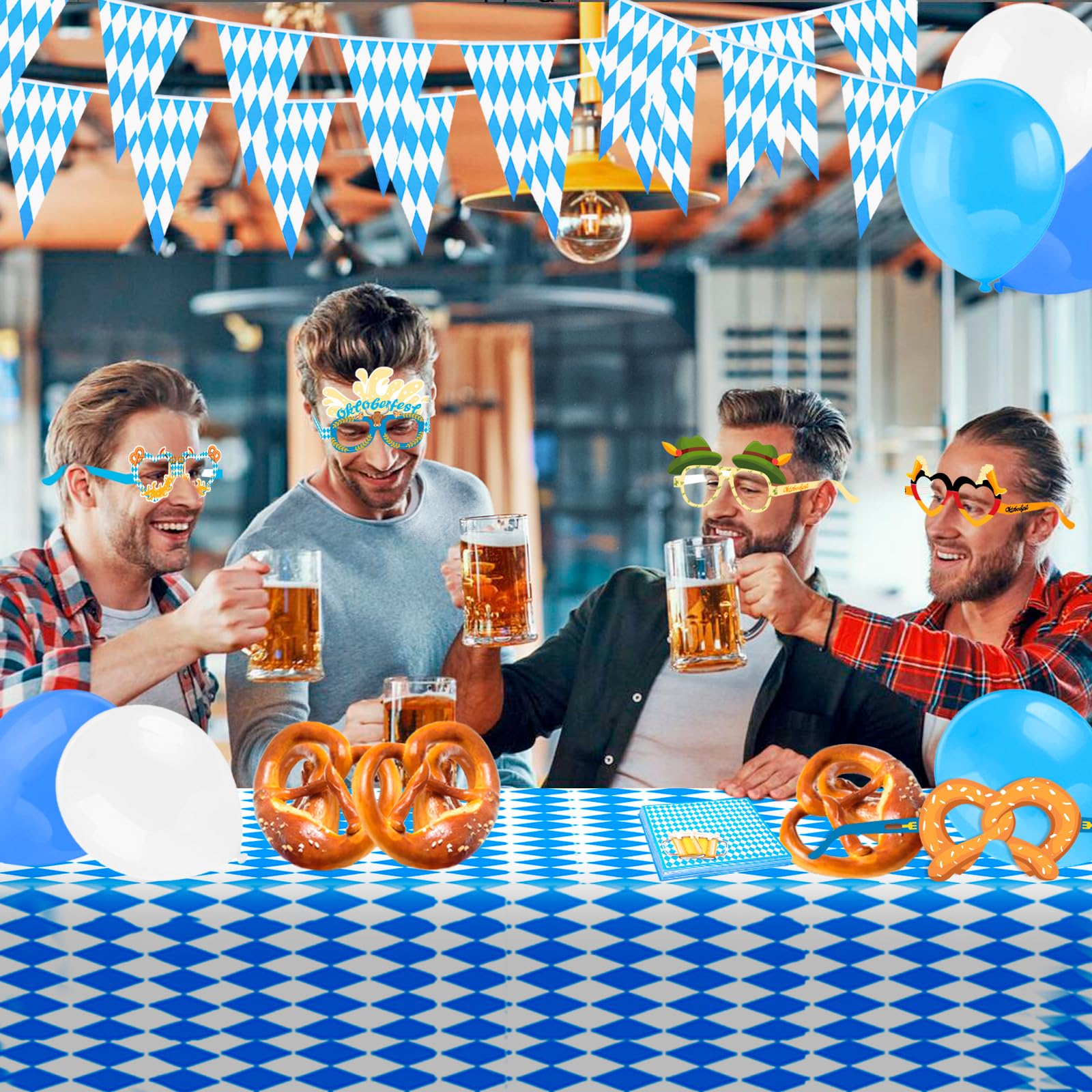 howaf-oktoberfest-deko-set-59tlg-blau-wei-mit-ballons image 6