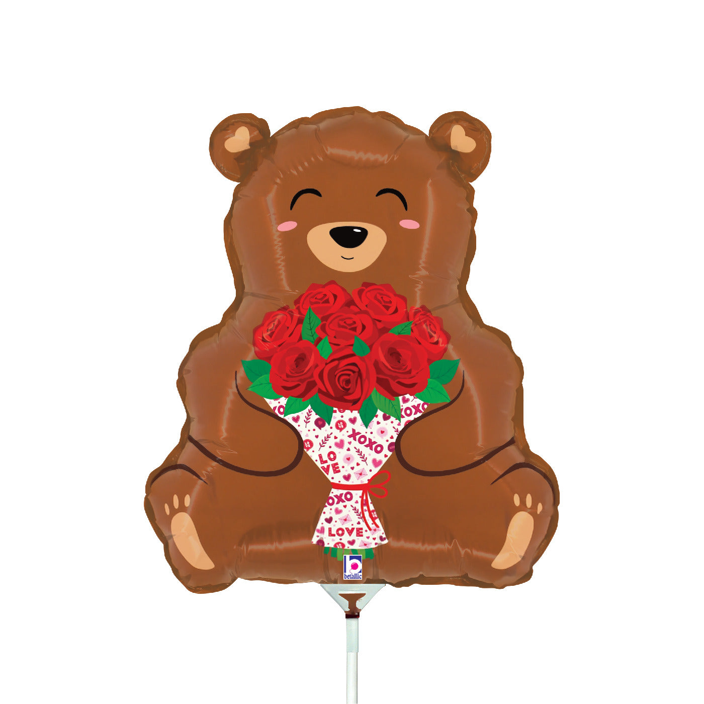 betallic-foil-balloons-rose-bouquet-bear-folienballon-14-b-r image 1