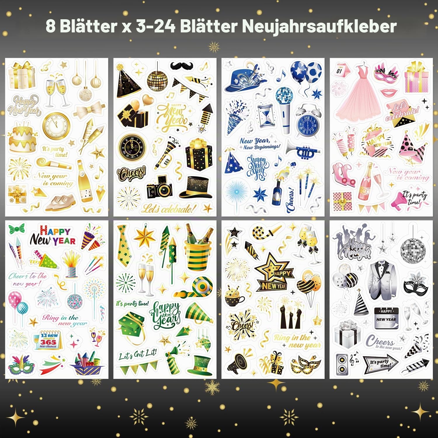 howaf-silvester-aufkleber-set-a-24-b-gen-neujahr-sticker image 3