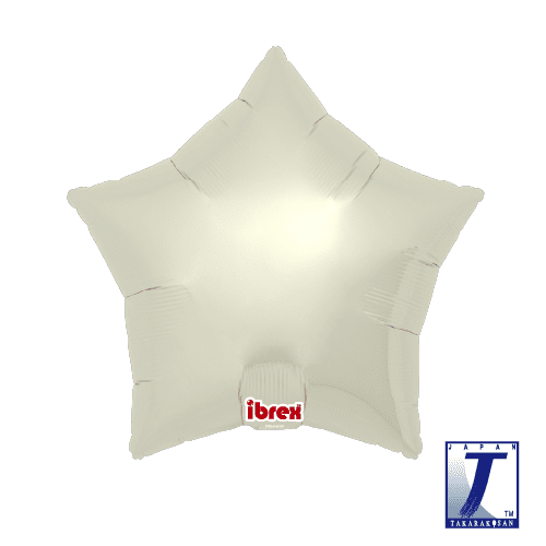 takara-ibrex-star-19-folienballon-metallic-ivory image 1