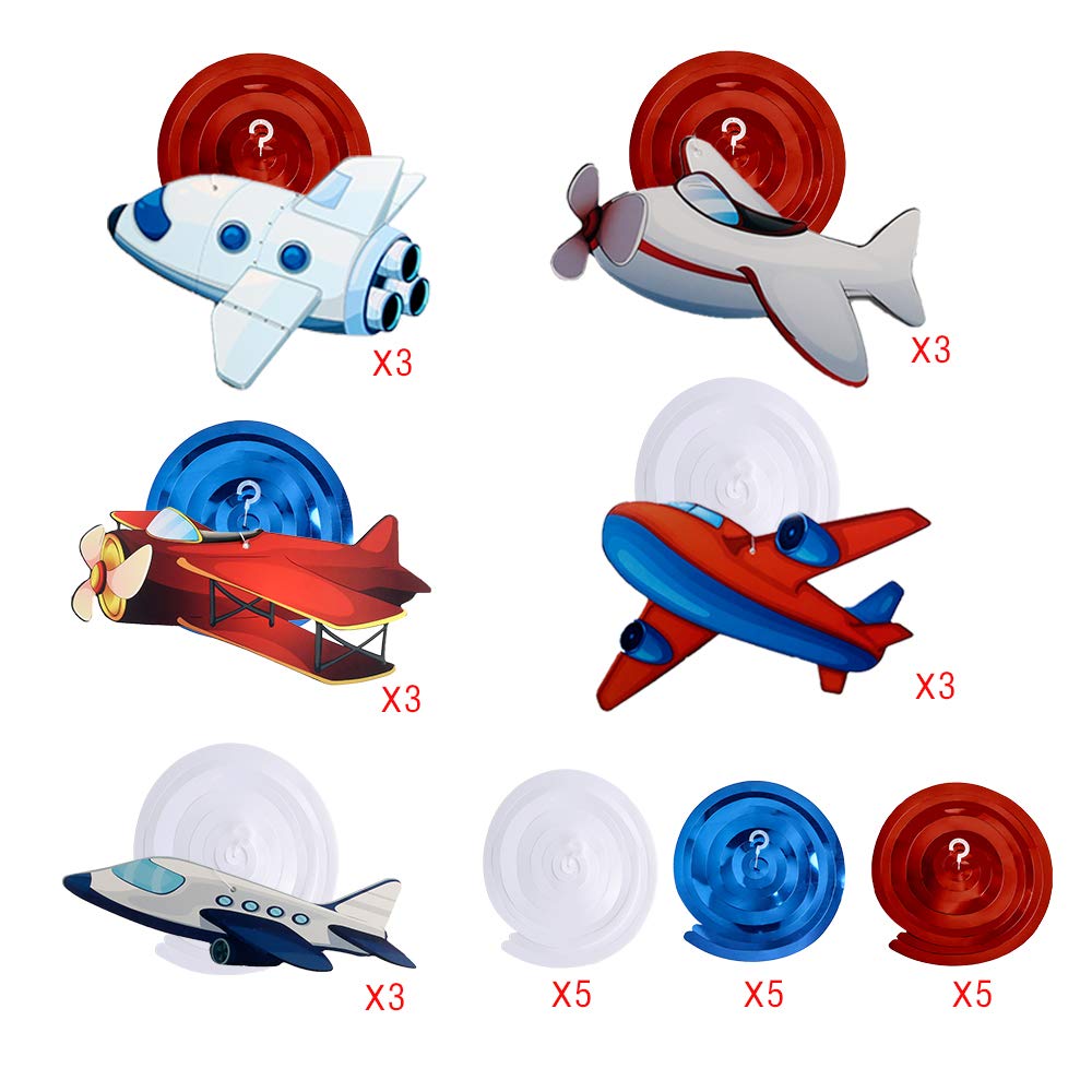 howaf-flugzeug-h-ngedeko-30-st-ck-spiralen-geburtstag image 3