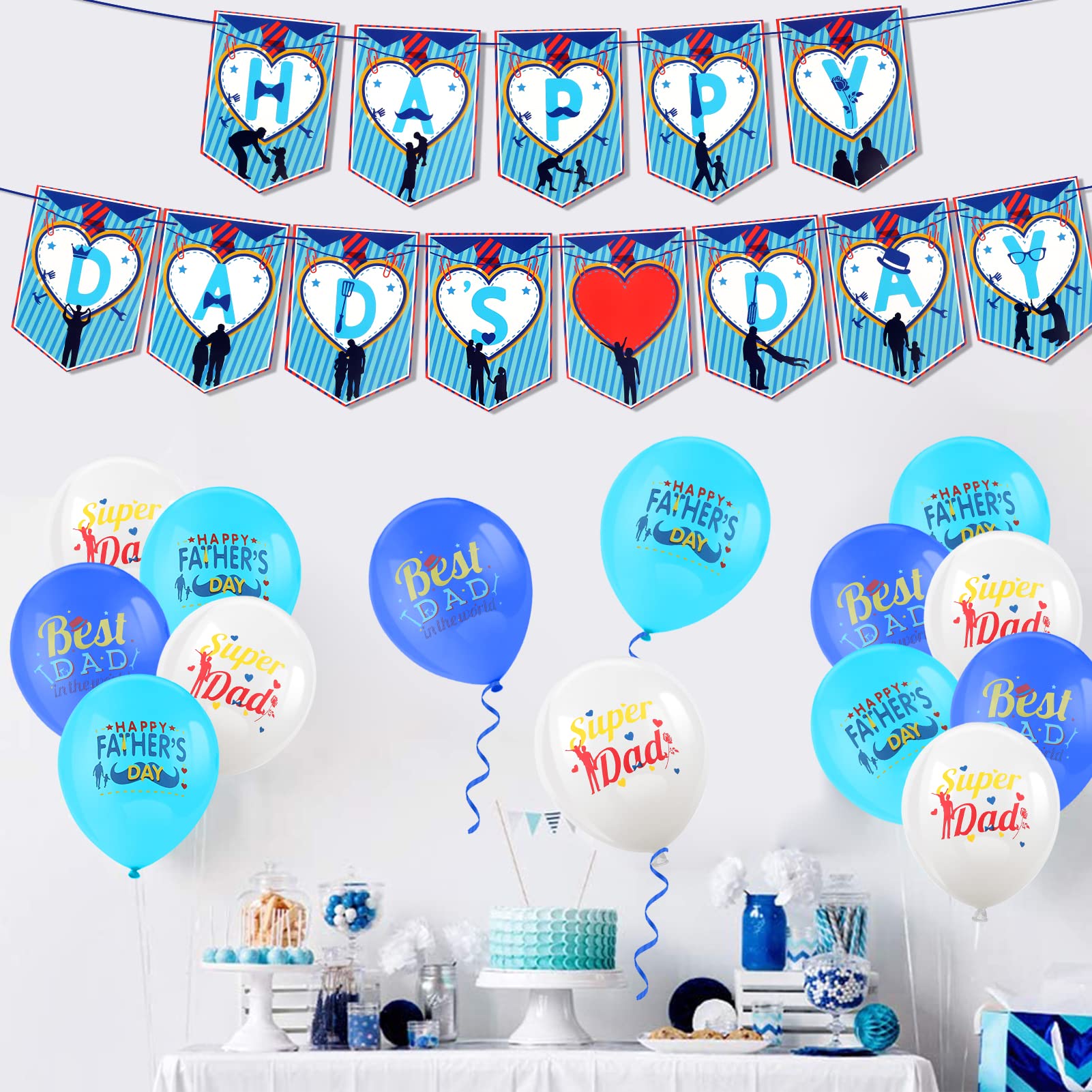 howaf-vatertag-luftballons-deko-set-blau-18-ballons-banner image 7
