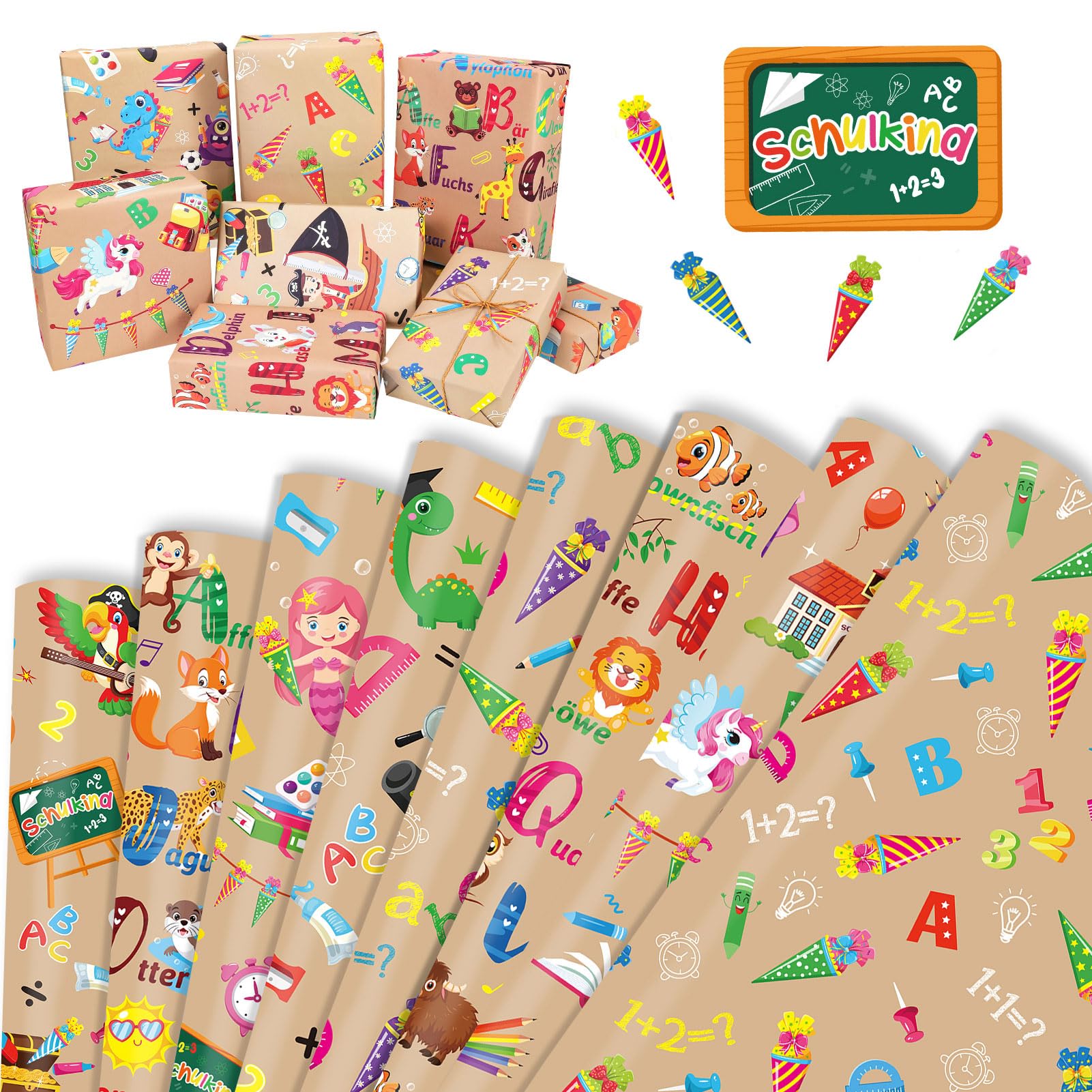 howaf-geschenkpapier-einschulung-mehrfarbig-8-b-gen-set image 8